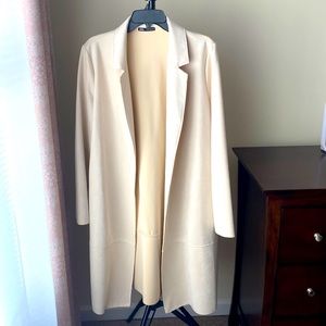 Zara Like Suede Coat L